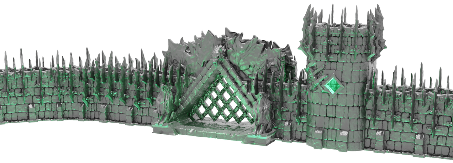 Modular Walls and Gate ~ Kingdom of Azragor