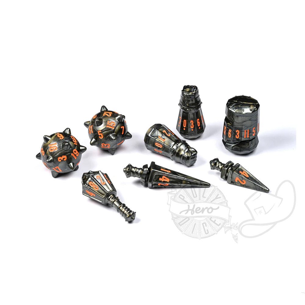 PolyHero Warrior 8 Dice Set