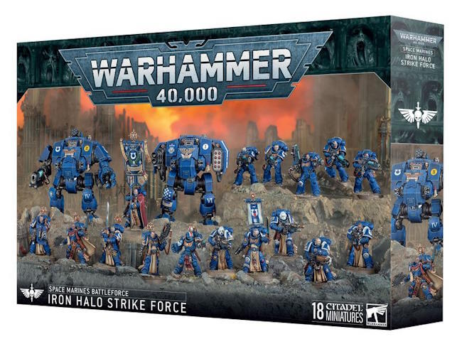 Warhammer 40k - Space Marines Battleforce: Iron Halo Strike Force