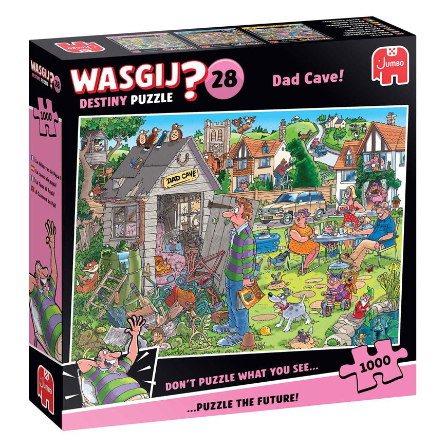 Wasgij Destiny 28 - Dad Cave (1000 pcs.) - Jumbo Jigsaw puzzle