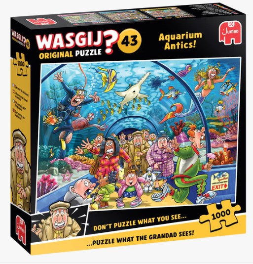 Wasgij Original 43 - Aquarium Antics (1000 pcs.) - Jumbo Jigsaw puzzle