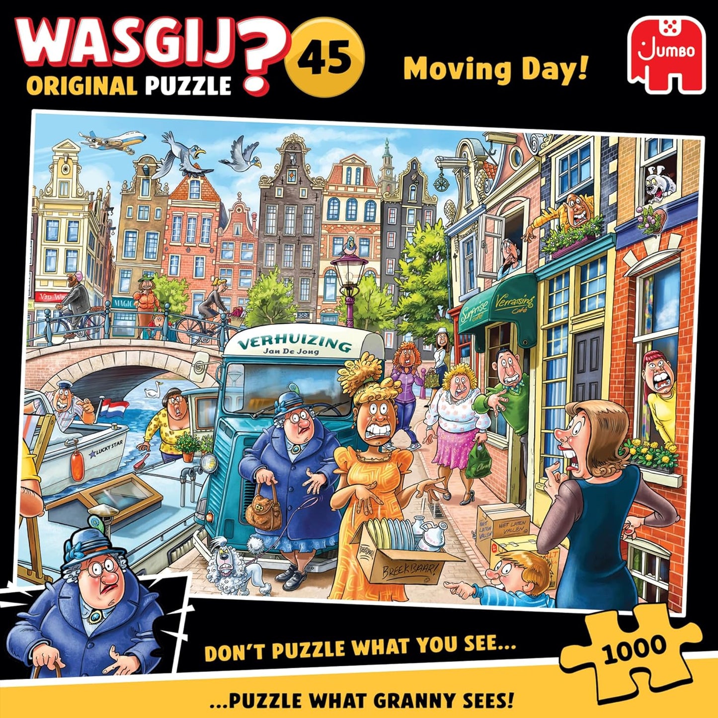 Wasgij Original 45 - Moving Day (1000 pcs.) - Jumbo Jigsaw puzzle