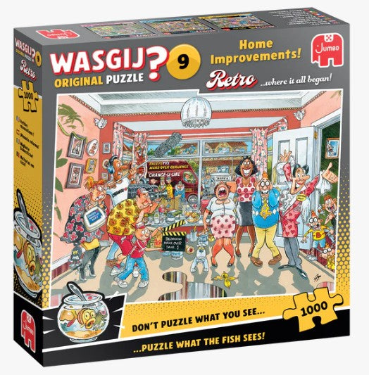 Wasgij Retro Original 9 - Home Improvements! (1000 pcs.) - Jumbo Jigsaw puzzle