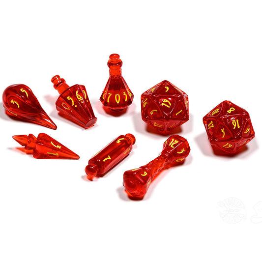 PolyHero Wizards 8 Dice Set