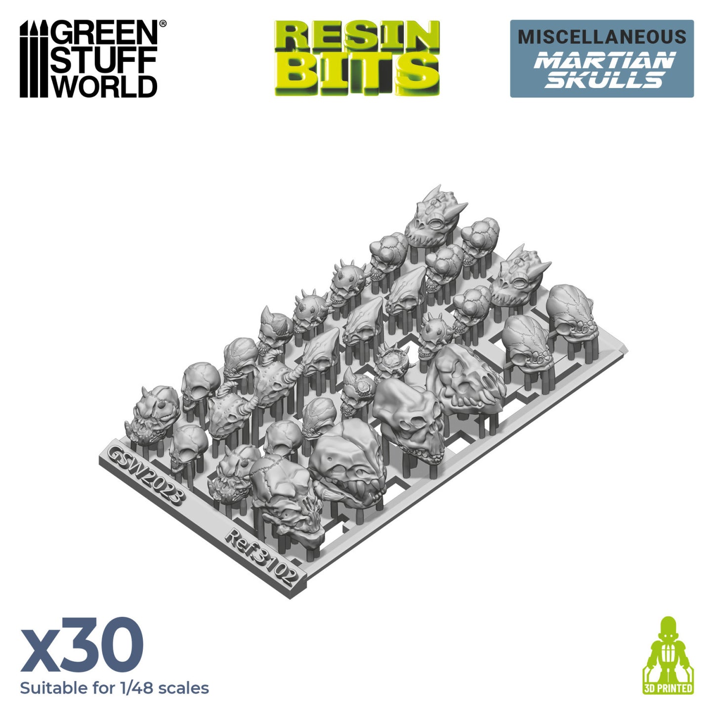 Resin Bits - skulls