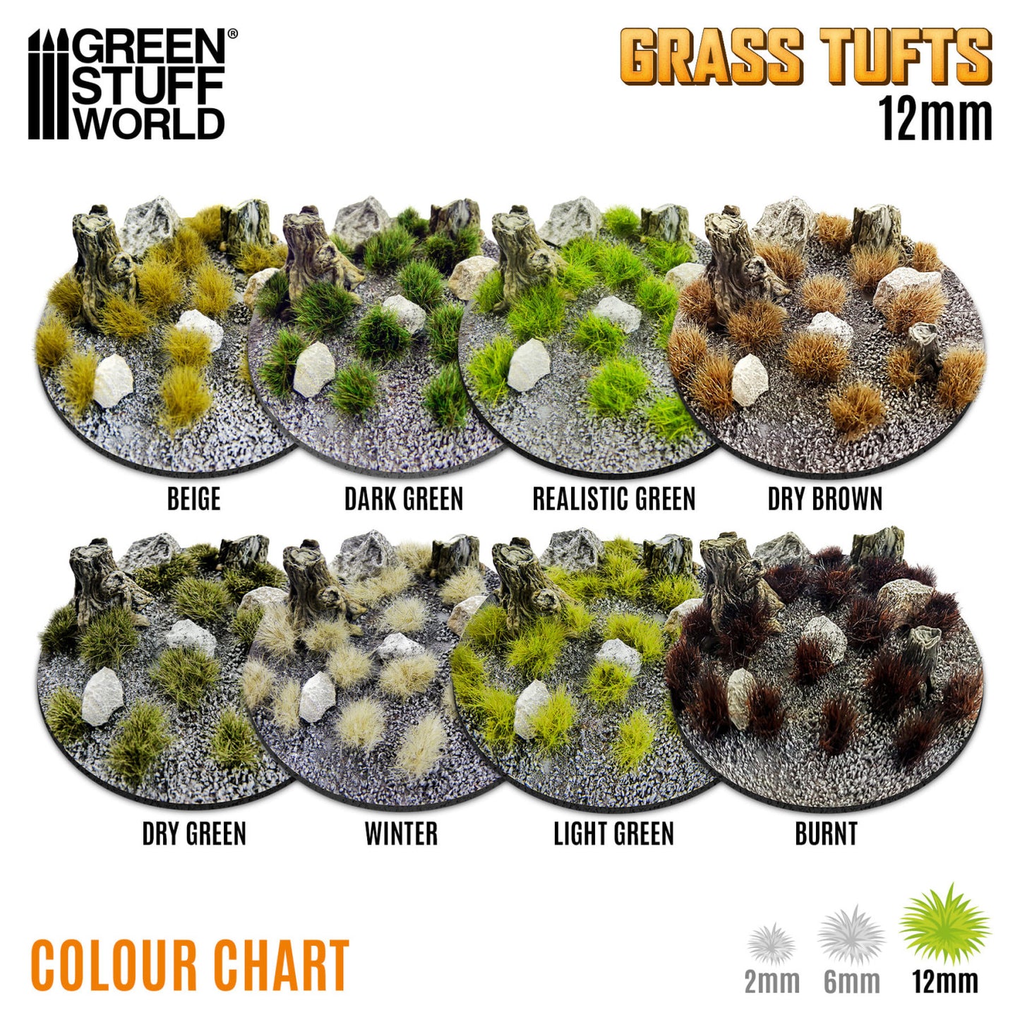Grass tuft 12mm