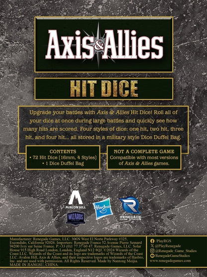Axis & Allies: Hit Dice Extension
