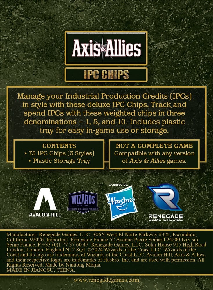 Axis & Allies: IPC Chips Extension