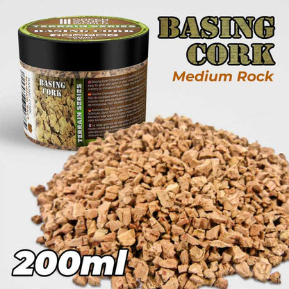 Basing Cork Grit - THICK - 200ml  - Green Stuff Worlds