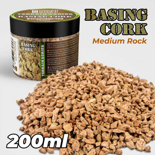 Basing Cork Grit - THICK - 200ml  - Green Stuff Worlds