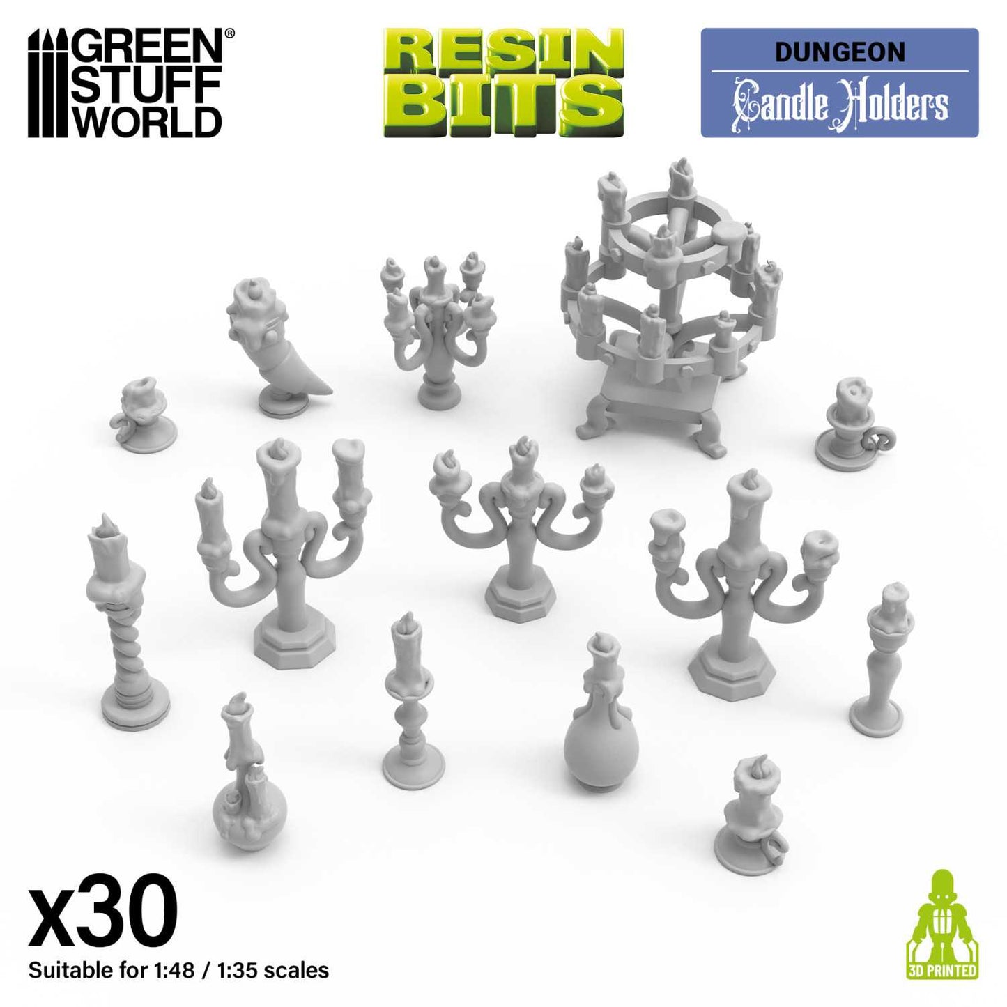 Resin Bits - Candles and brazier