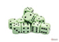 Chessex Opaque 16mm d6 Dice Block (12 dice)