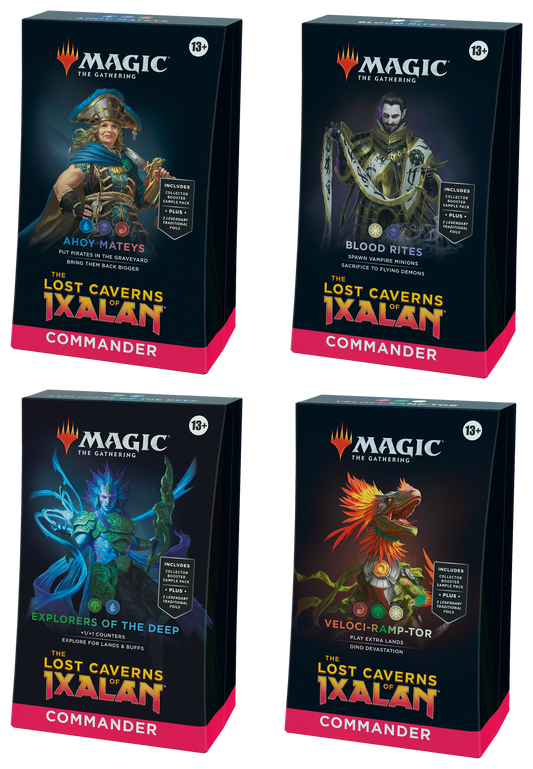 Forudbestilling! - Magic the Gathering - The Lost Cave of Ixalan - Commander Decks Full Set