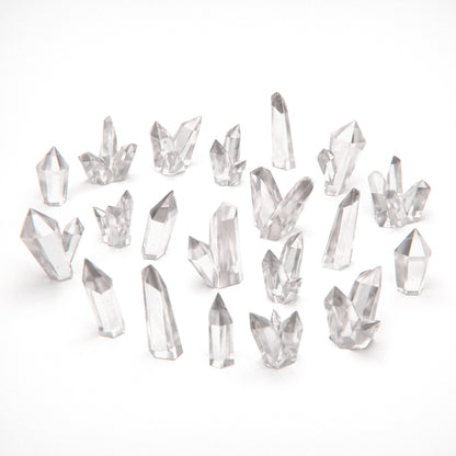Resin Bits - Large Crystals (20) - vælg farven