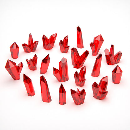 Resin Bits - Large Crystals (20) - vælg farven