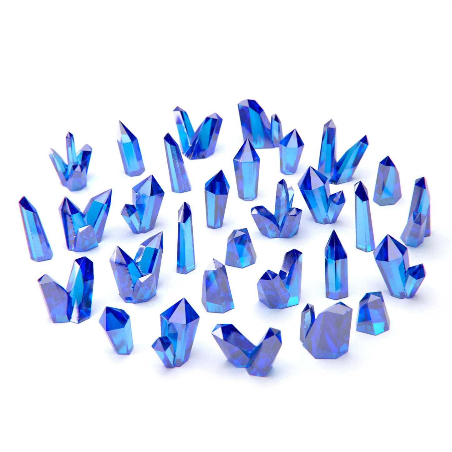Resin Bits - medium Crystals (30) - vælg farven