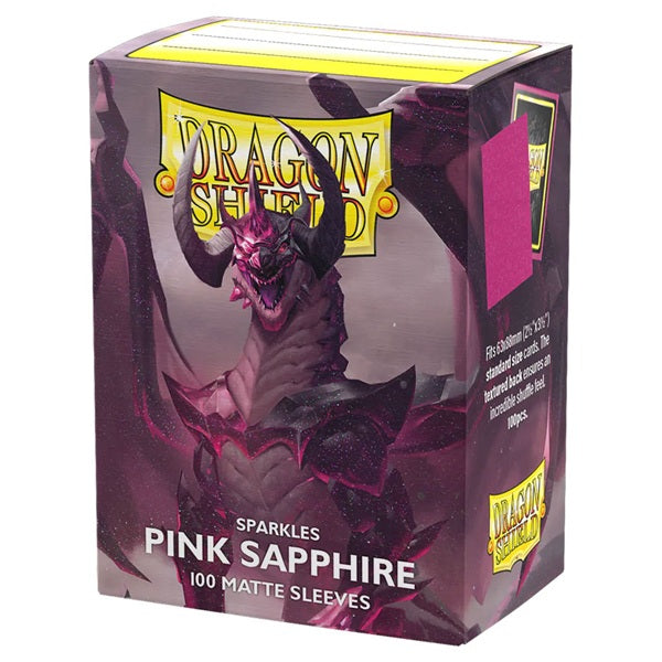 Dragon Shield - 100 Matte Sleeves Pink Sapphire