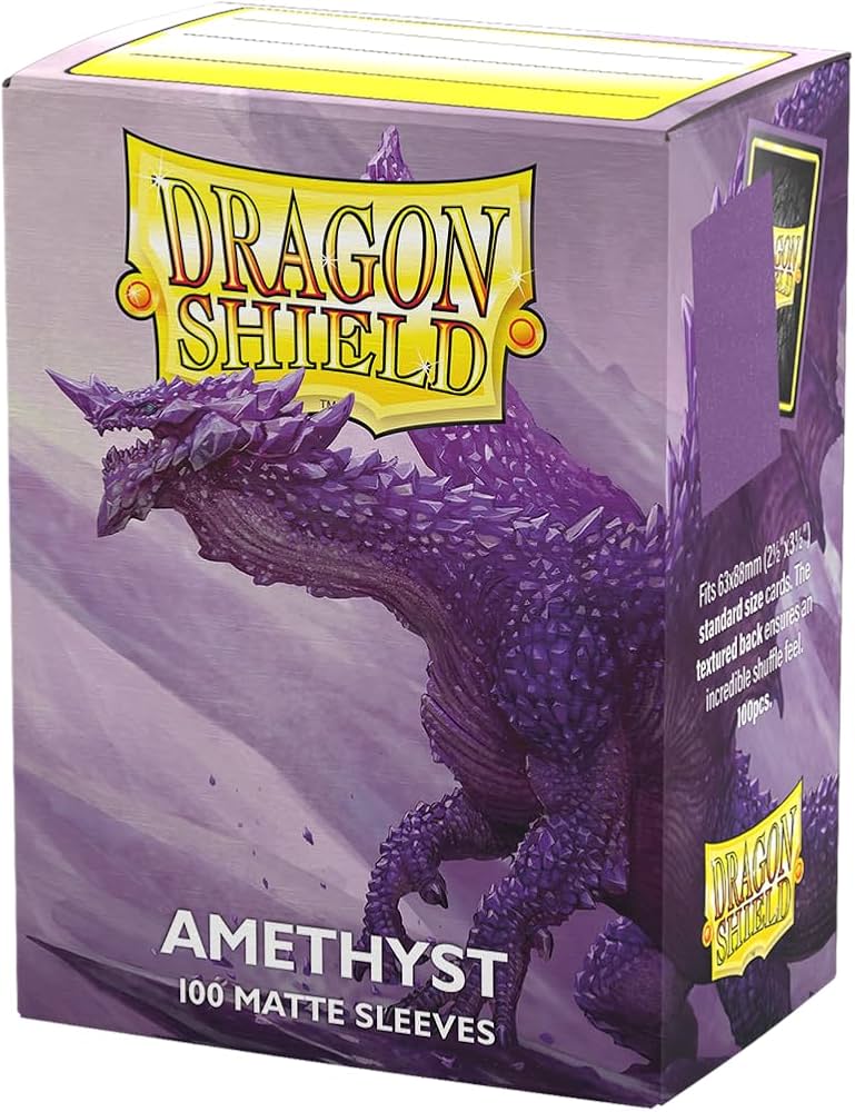 Dragon Shield - 100 Amethyst Matte Sleeves