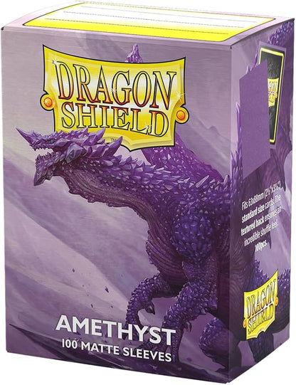 Dragon Shield - 100 Amethyst Matte Sleeves