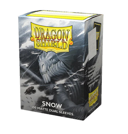 Dragon Shield 100 Matte Dual Sleeves - Snow