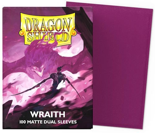 Dragon Shield 100 Matte Dual Sleeves - Wraith