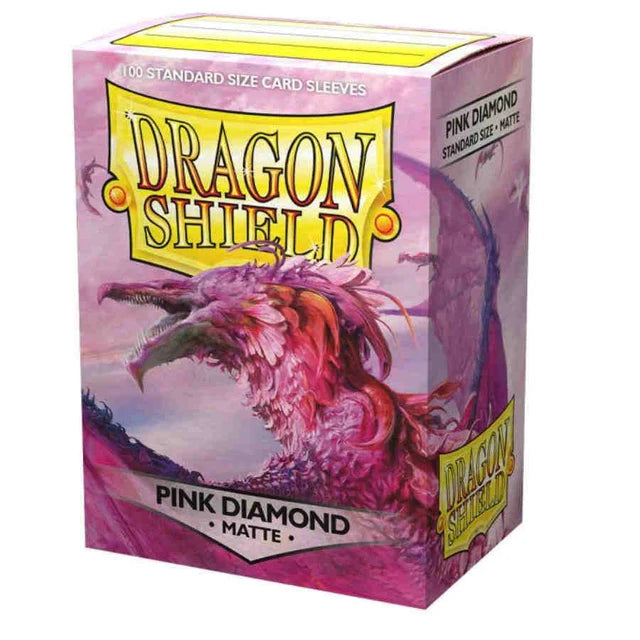 Dragon Shield 100 Matte Sleeves - Pink Diamond
