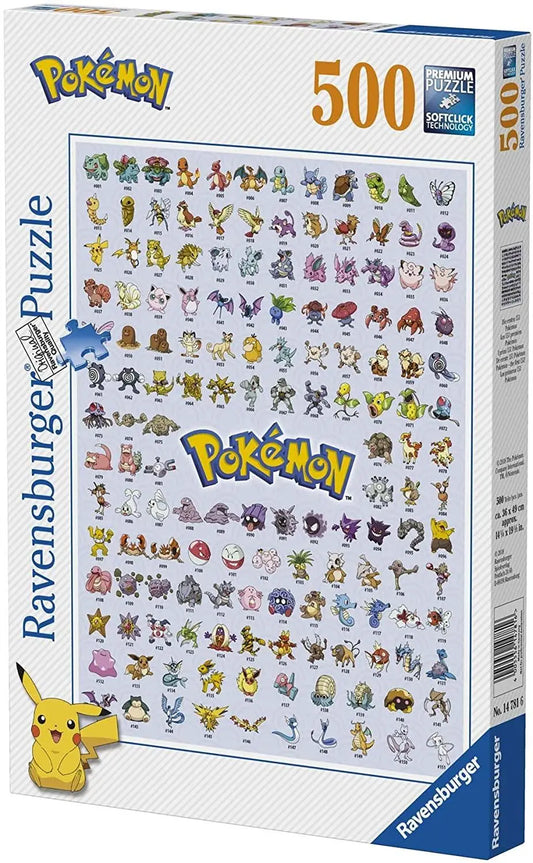 Ravensburger - Pokémon Jigsaw Puzzle The First 151! (500 pcs.)