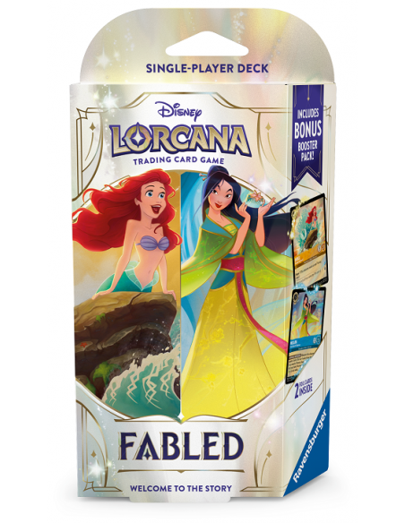 Disney: Lorcana TCG Fabled Starter Deck (Ariel/Mulan)