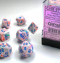 Chessex - Festive® Mini-Polyhedral Pop Art™/blue 7-Die set
