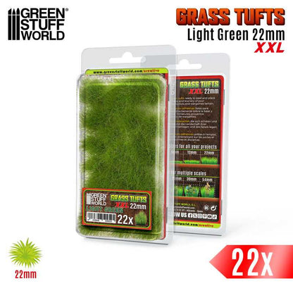 Grass TUFTS XXL - 22mm self-adhesive - LIGHT GREEN - Green Stuff World