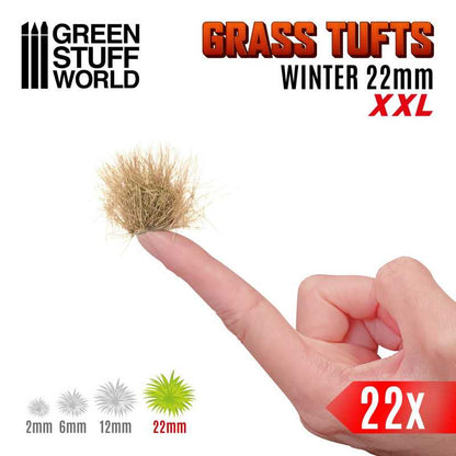 Grass TUFTS XXL - 22mm self-adhesive - WINTER - Green Stuff World