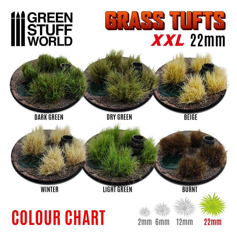 Grass TUFTS XXL - 22mm self-adhesive - WINTER - Green Stuff World