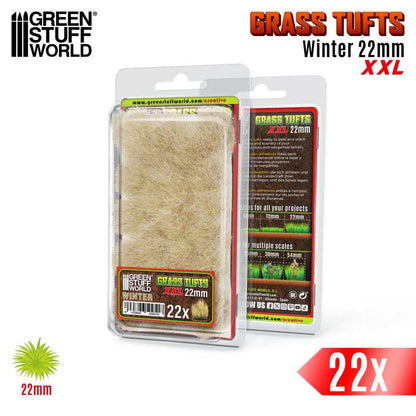 Grass TUFTS XXL - 22mm self-adhesive - WINTER - Green Stuff World