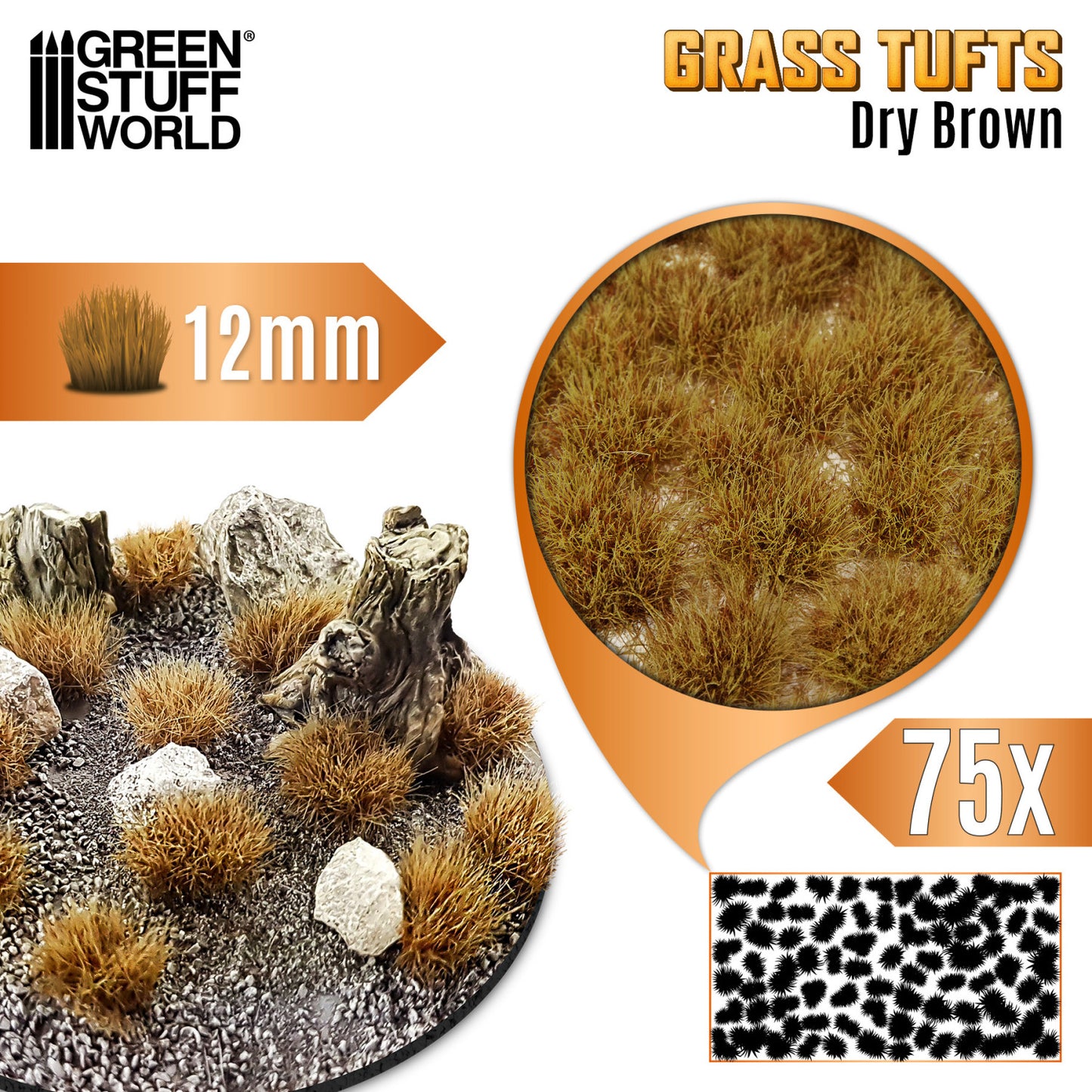 Grass tuft 12mm