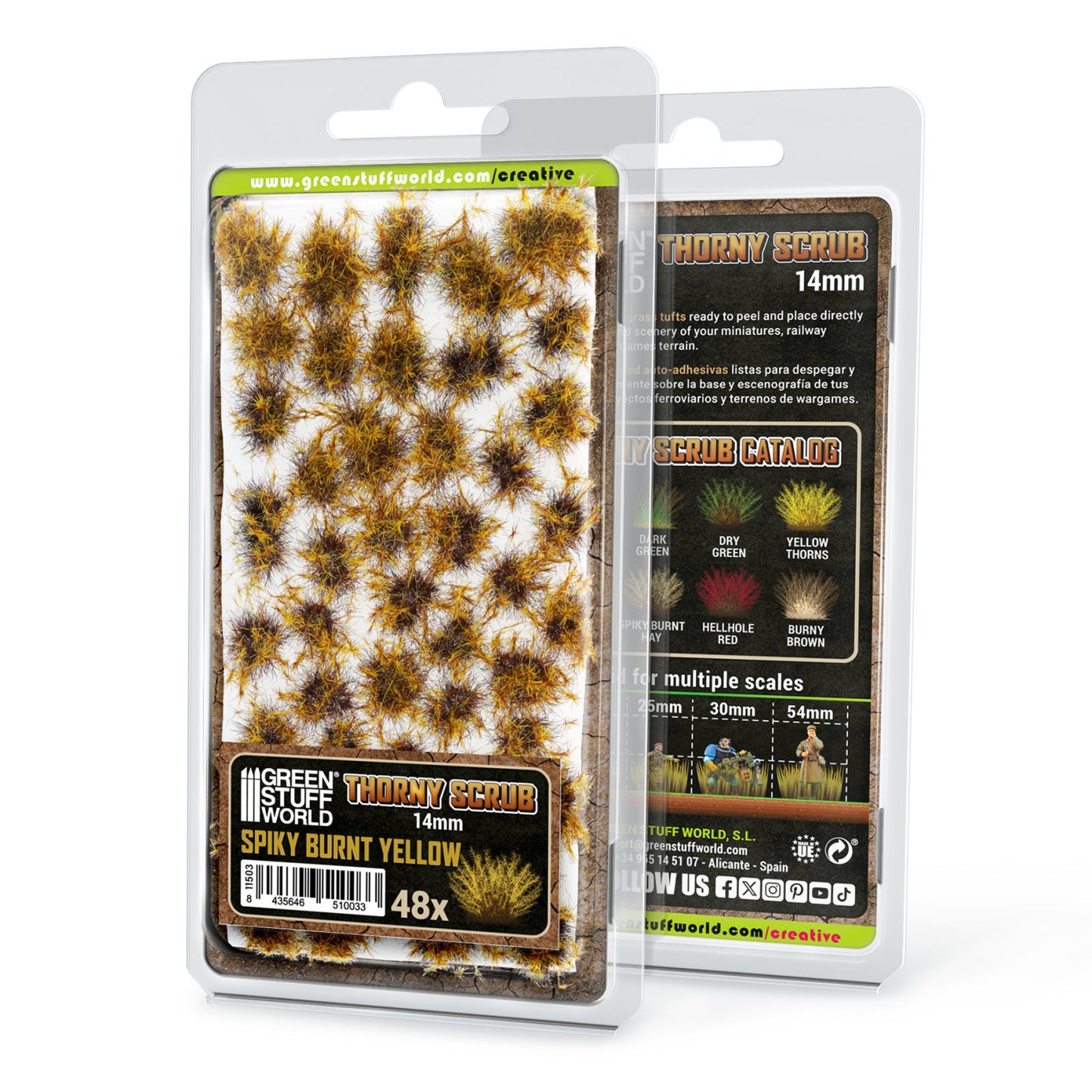 Burnt Yellow - Thorny Scrubs - Green Stuff World