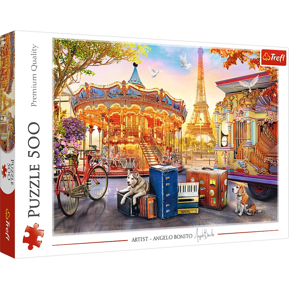 Trefl - Jigsaw Puzzle Holiday in Paris (500 pcs.)