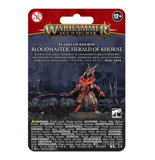 Bloodmaster, Herald of Khorne - Age of Sigmar/Warhammer 40k - Blades of Khorne/Demon of Chaos
