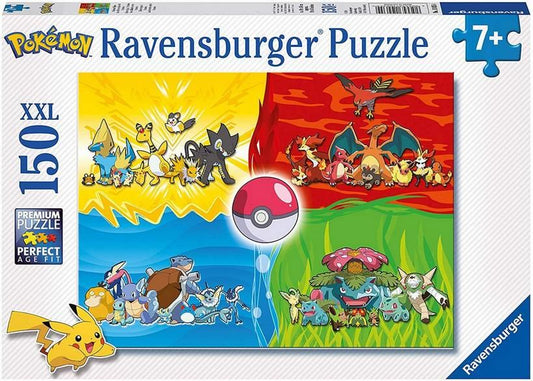 Ravensburger - Pokémon 4 colour Jigsaw Puzzle - 150 pieces XXL
