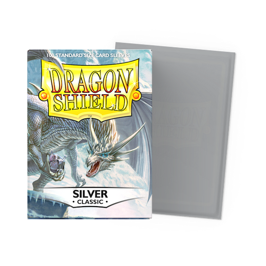 Dragon Shield 100 Classic Sleeves - Silver