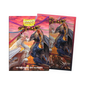 Dragon Shield 100 Brushed Art Sleeves - Valentine Dragons