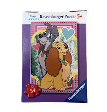 Ravensburger Mini Puzzle - Disney Classics 54 Pieces - Lady and the Tramp