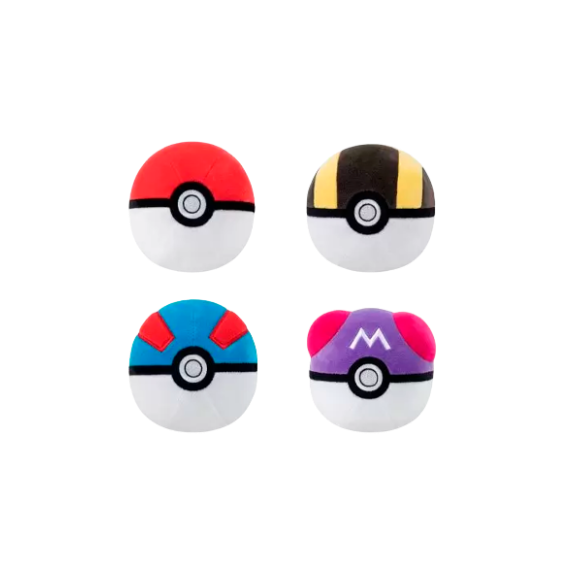 Pokemon Plush Pokeball Assorted 10cm
