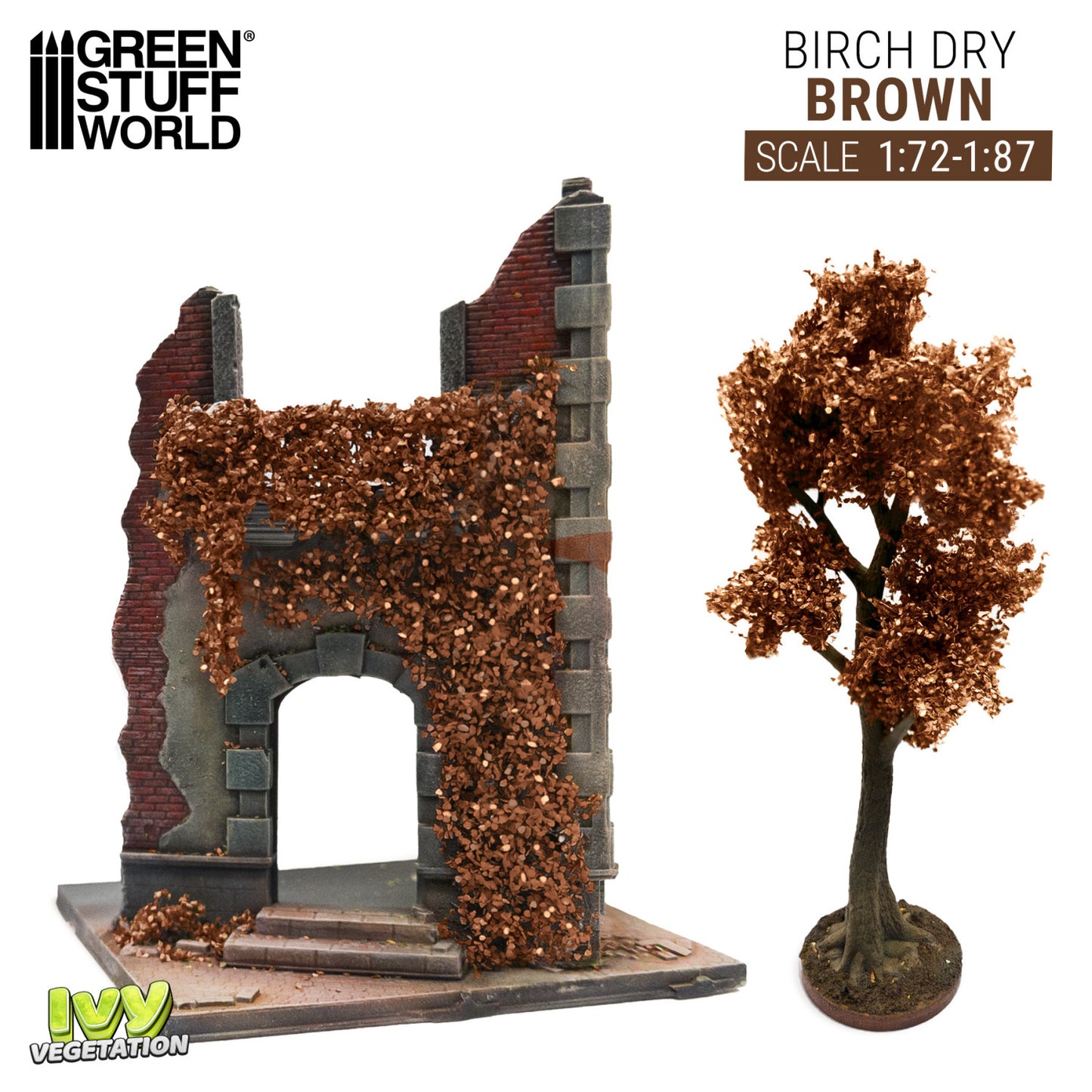 Ivy Foliage - Brown Birch