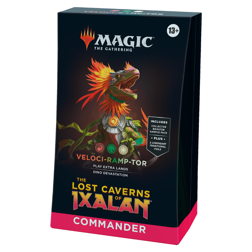 Magic The Gathering - The Lost Caverns of Ixalan Commander Deck – Veloci-Ramp-Tor