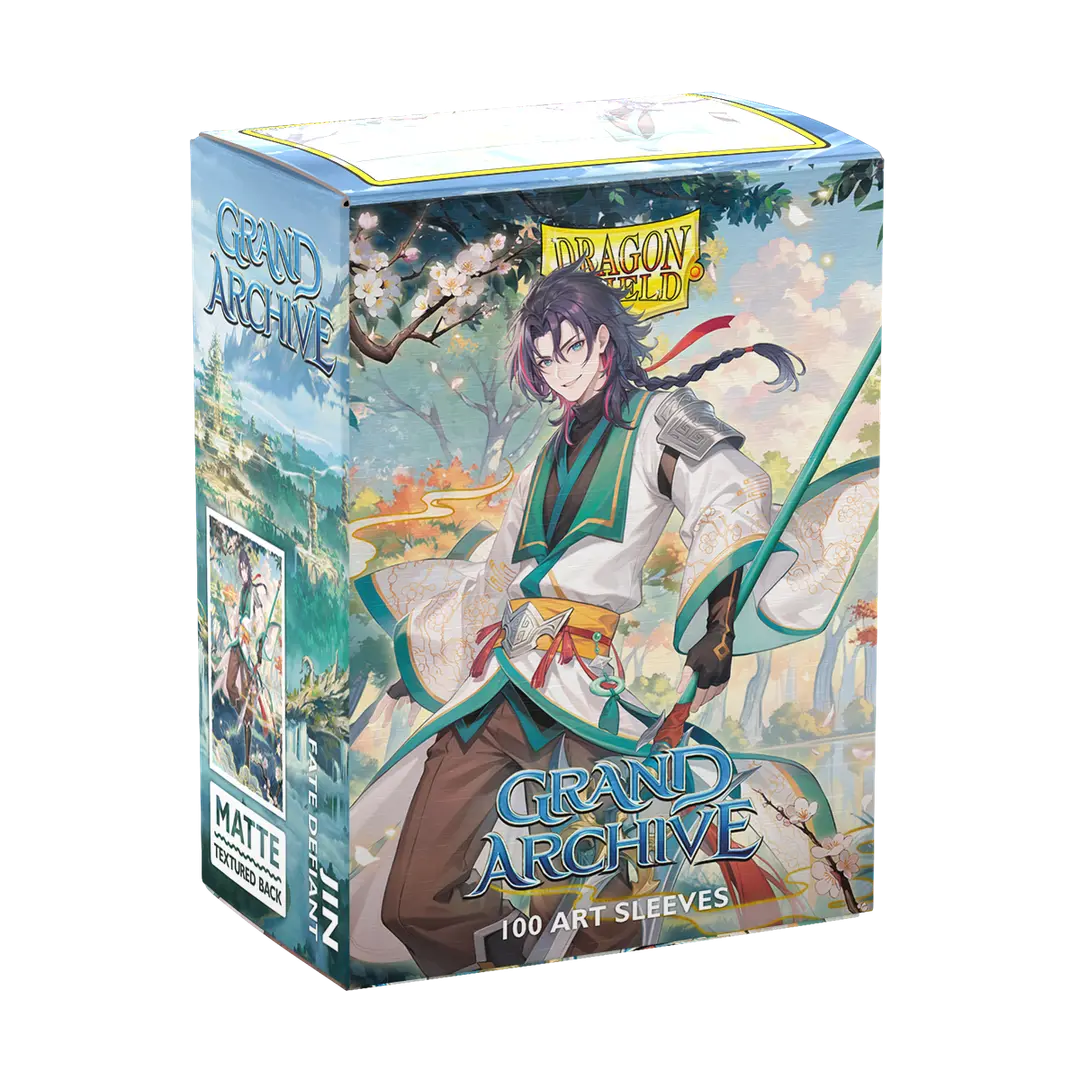 Grand Archive - Jin, Fate Defiant - Matte Art Sleeves - Standard Size - Dragon