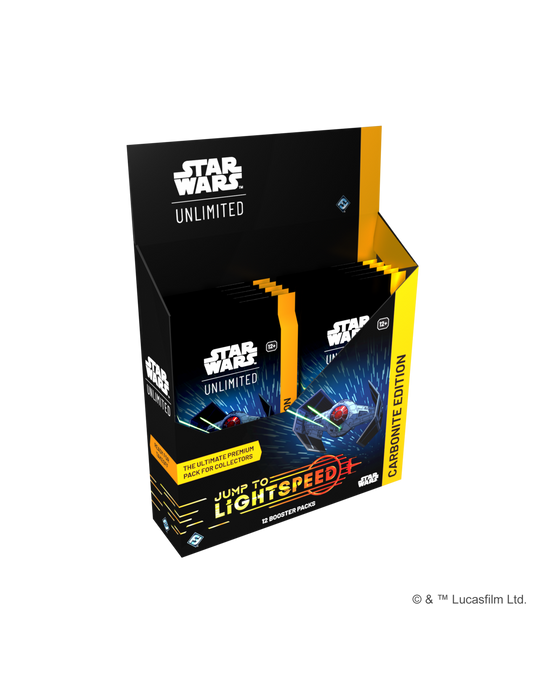 Star Wars: Unlimited - Jump to Lightspeed Carbonite Booster Display