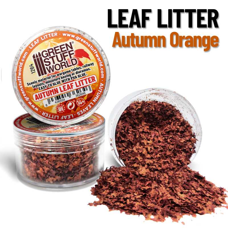 Leaf Litter - Autumn Orange - Green Stuff World