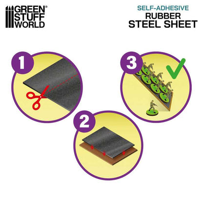Magnetic Sheet COMBO - Self Adhesive - Green Stuff World