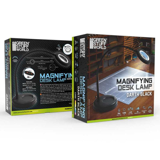 Greenstuff World: Magnifying Desk Lamp - Darth Black