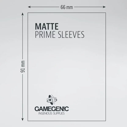 GameGenic - Matte Prime Sleeves Yellow (100 Sleeves)